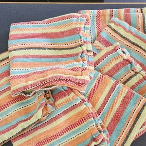 Cloth Napkins by Design Imports in vibrant colors, set of 7